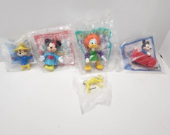 Disney 1990s Mickey and Friends Epcot World Figures - Zabawki Happy Meal - Myszka Miki - Myszka Minnie - Zabawki Walta Disneya - Zabawki McDonald's