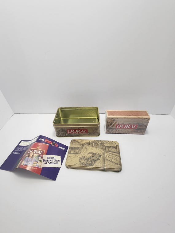 doral tobacco Silver 100 Box 20 ct., 10 pk Doral 1996 Tin