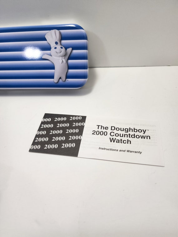 2000 Countdown Pillsbury Doughboy Countdown Collectable Watch