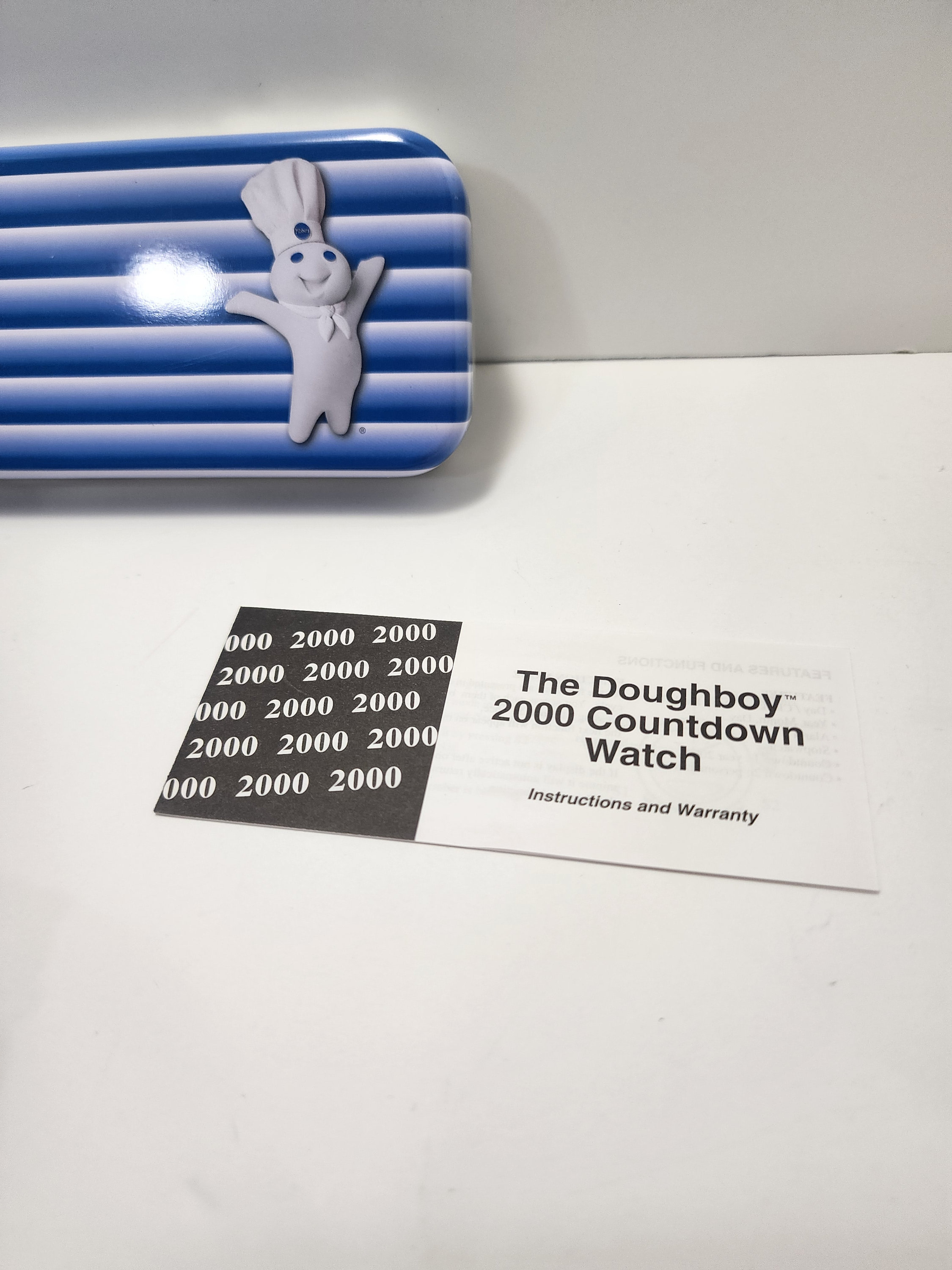 2000 Countdown Pillsbury Doughboy Countdown Collectable Watch