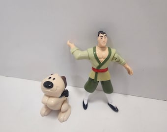Disney Mulan Figures Lot of 2 - Disney - Disney Toys - Disney Mulan - Mulan Toys - Mulan