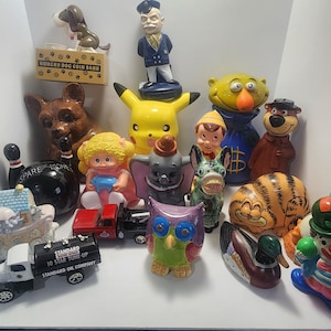 Character Coinbanks - Coin Banks - Nostalgia Decor - Nostalgia