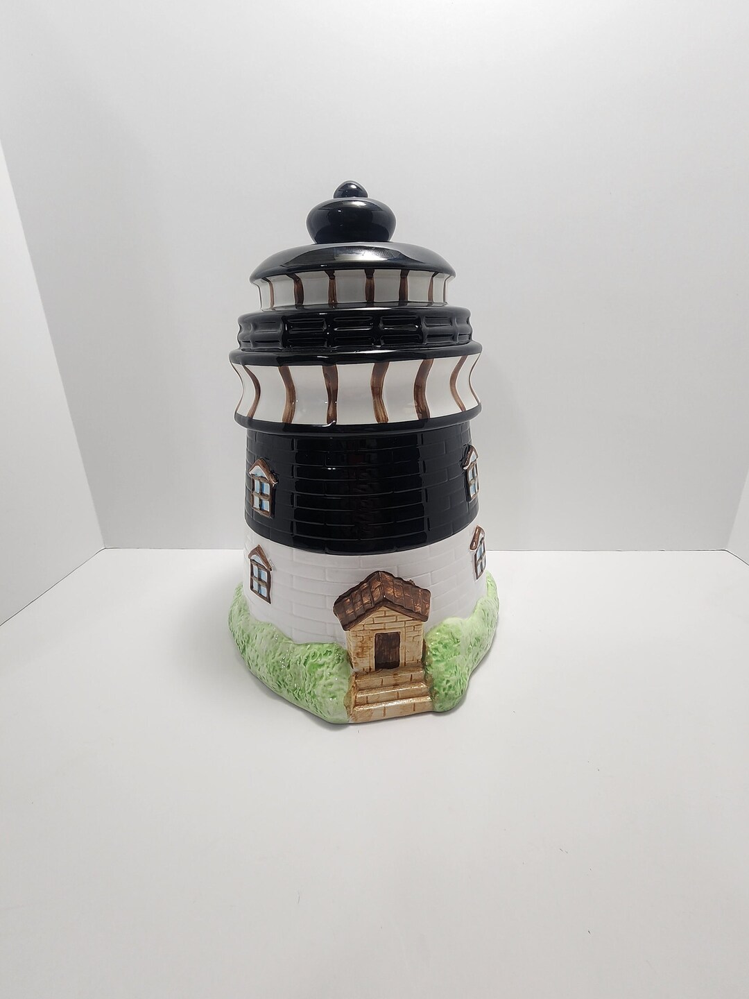 Lighthouse Cookie Jar Thomson Pottery Ceramic Cookie Jar Etsy