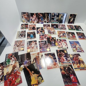 Cartões de esportes de basquete vintage da NBA dos anos 90 - Cartões - Cartões colecionáveis - Basquete - Cartões de basquete - NBA - Cartões da NBA - Nba vintage