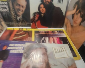 1960er bis 1980er zufällig gemischte LOT von Schallplatten - Schallplatten - Schallplatten - LP - Schallplatten - Schallplatten - Schallplatten - Geschenk - Vintage Musik - Musik