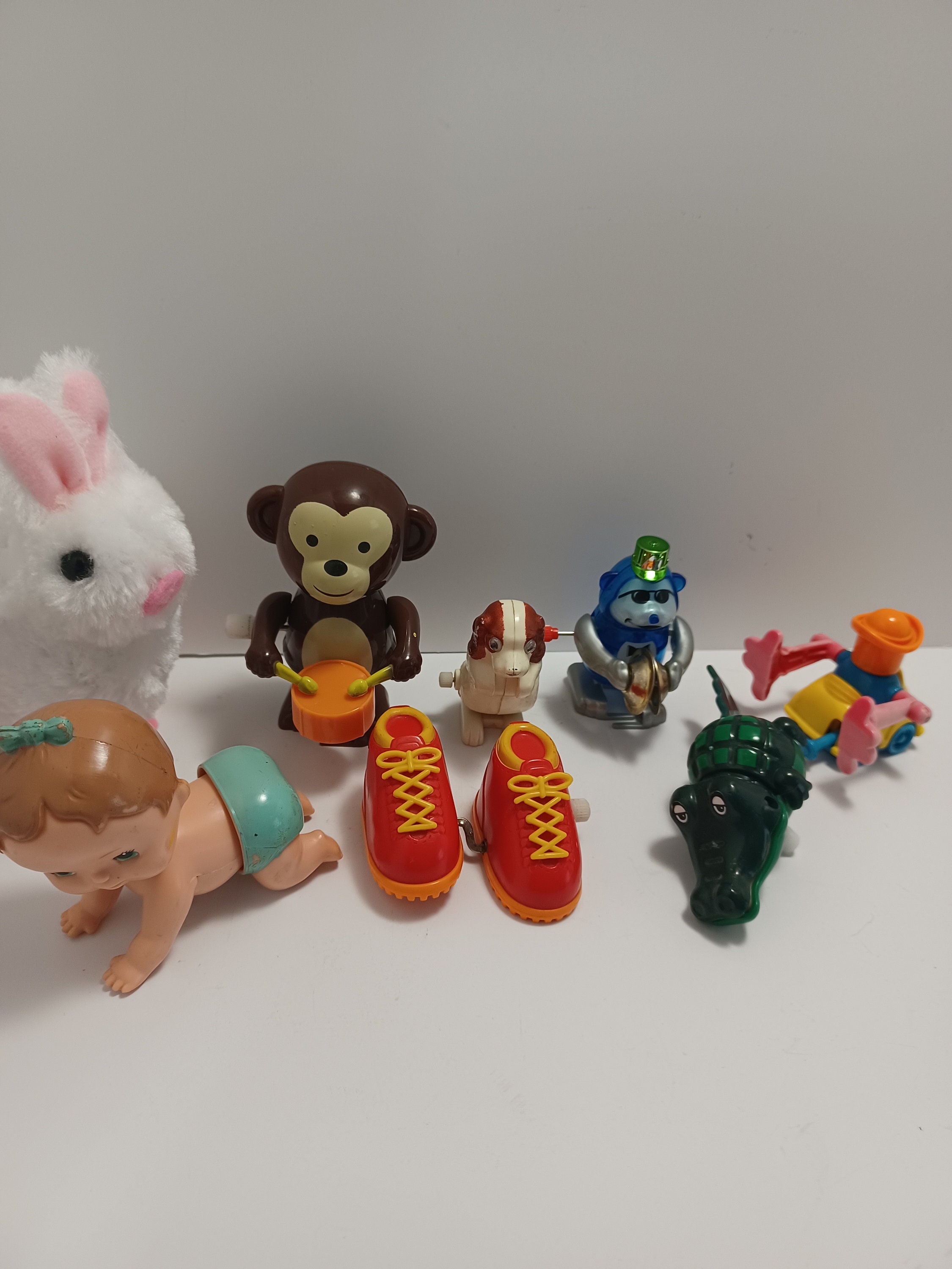 1977 Vintage Tomy Wind up Toys Tomy Baby Crawler Toy Wind Etsy