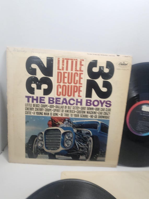 The Beach Boys 1970s Little Deuce Coupe Vinyl Record - the Beach