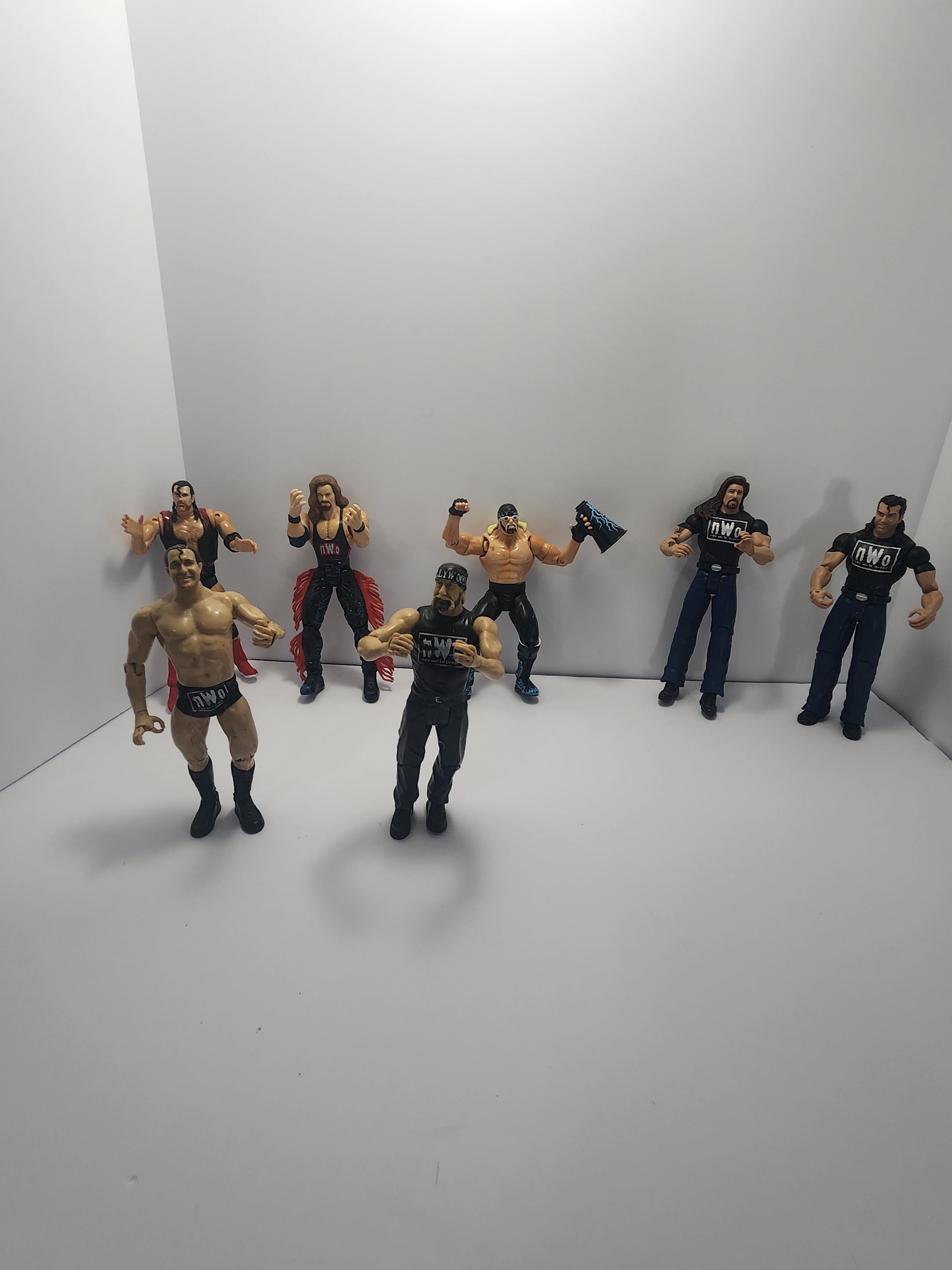 Wcw Toy Biz NWO Wrestling Action Figures - WWE - Wwf - WCW - Nwo - Hulk Hogan - Wrestling Figures
