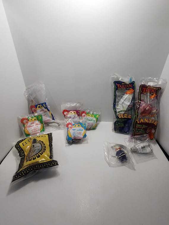 Juguetes clásicos de la Cajita Feliz de Disney de los años 90