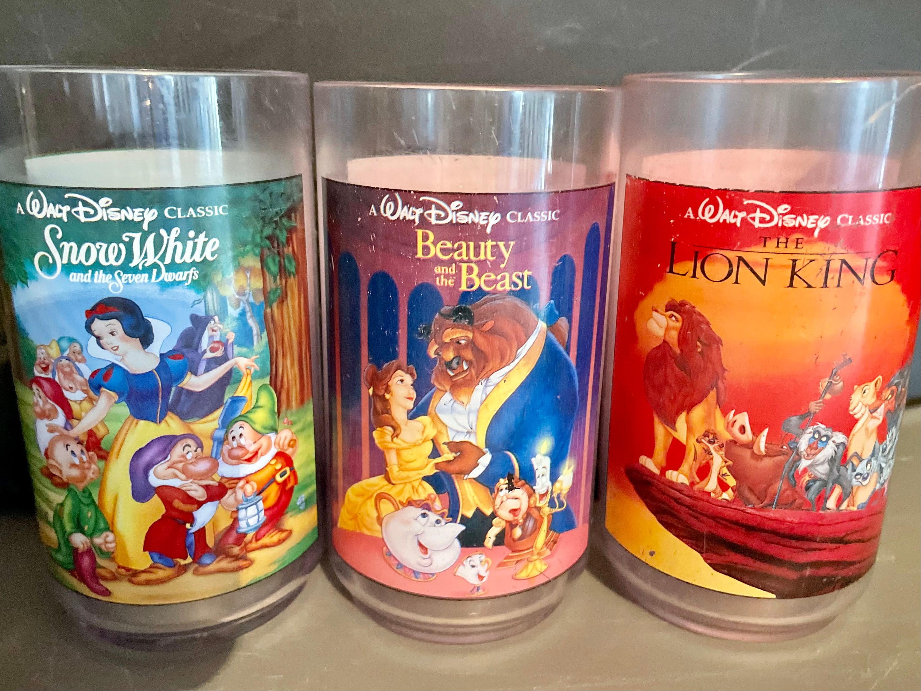 Walt Disney Glasses Disney Collector Glasses Burger King Etsy