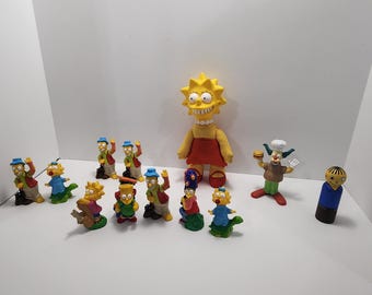 The Simpsons Toys - Lisa Simpson - The Simpsons - ABC - TV Shows - Cartoons - Cartoon Figurines - Simpsons Toys