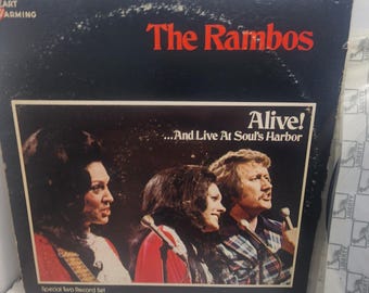 The Rambos Alive Vintage Vinyl LP Record - Records - Vinyl - Vinyl Record - The Rambos Z Alive - Vintage Music - Music Decor