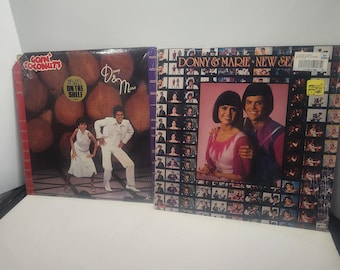 Goin Coconuts Donny & Marie LOT Of 2 1970s Vinyl LP Records - Records - LP - Lp Records - Vinyl - Vinyl Records - Donny and Marie