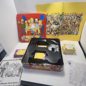 The Simpsons Vintage 2001 Trivia Game - Trivia - Trivia Games - Games - Family Game Night - Board Games - The Simpsons - Simpsons