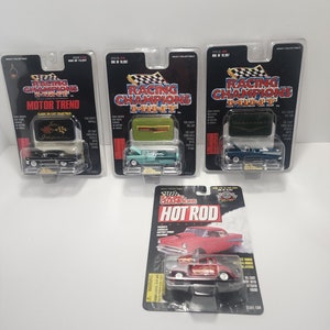 Racing Champions 1950s Chevy Collectablr Cars New In Package - Chevy Cars - Collectable Cars - Racing Champions - Chevy Bel Air - Chevrolet