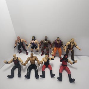 1990s Jakks Wwf Wrestling Action Figures - Wwf - Wwe - Ecw - Wrestling - Wrestling Toys - Wrestling Figures - Wrestlers - Vintage Toys