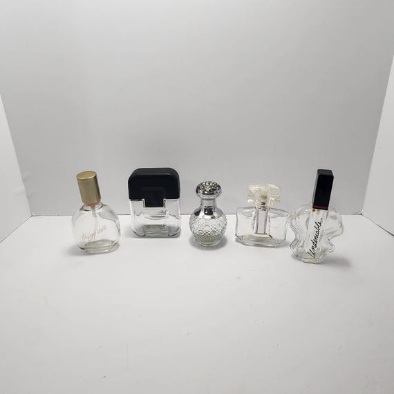 1980's Vintage Perfume Or Cologne Glass Collectable Bottles LOT - Glass - Avon - Perfume Bottles - Cologne Bottles - Vintage Glass