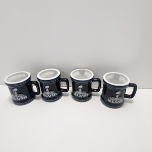 NFL Superbowl Shotglasses Set of 4 - Shot Glasses - Shotglass - NFL- Superbowl - Superbowl Memorbilla