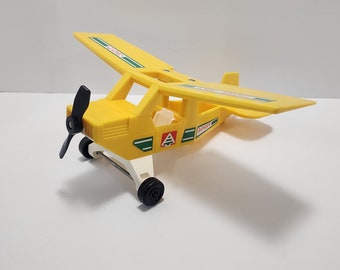 Fisher Price 1976 Adventures Ranger Plane - Fisher Pricr - Fisher Price Plane - Fisher Pricr Toys - Fisher Price Plane - Adventure Toys