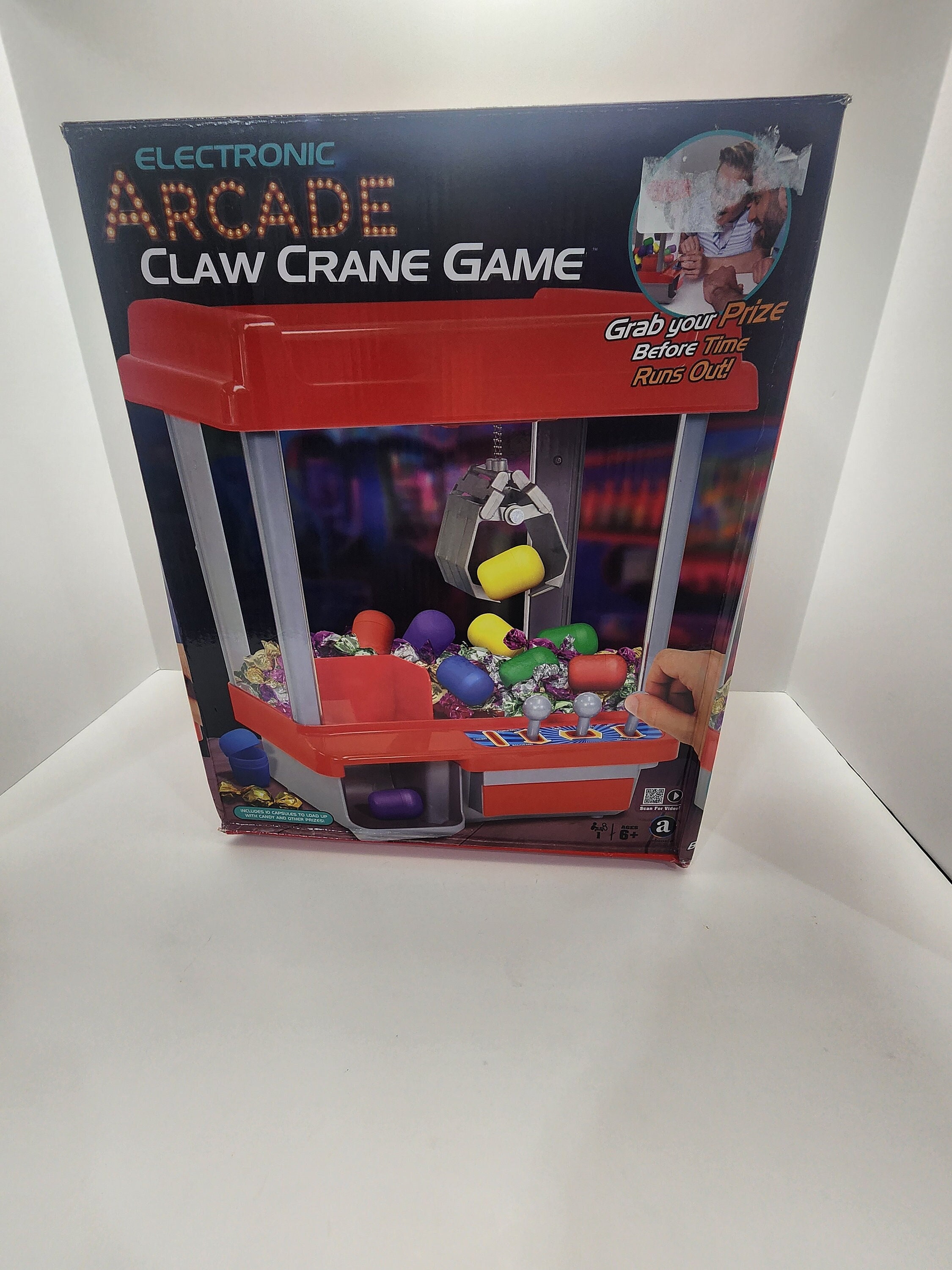 Colorful Park Catch Candy Kids Gift Crane Claw Vending Arcade Game