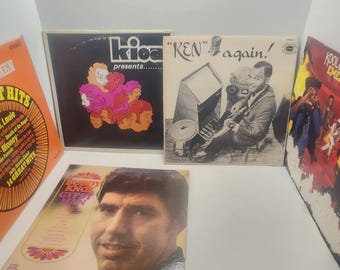 1970's Vintage Vinyl LP Records Mixed LOT - Vinyl - Vinyl LP Records - Vinyl Records - Kenny Again - Music - Kia- Buddy Knox - The Kingsmen