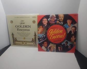 Golden Encore Vintage 1970s Vinyl LP Records LOT Of 2 - Golden Encore - Vinyl - LPs - LP Records - Vinyl - Records