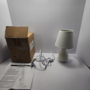 Lámpara de cerámica ovalada Mini Egg 2001 - Lámparas - Lámpara de huevo - Lámparas miniatura - Decoración - Decoración del hogar