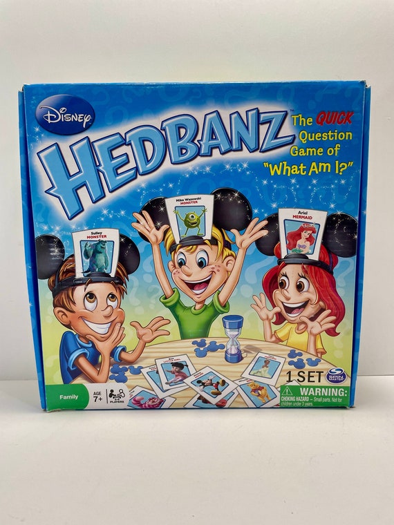Hedbanz Disney Game Disney Edition Hedbanz Game COMPLETE Etsy