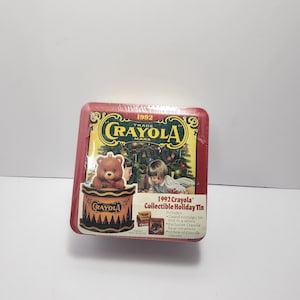 1992 Crayola Collector’s Colors Tin - First In Series - SEALED - Crayons - Crayola - Tins - 1990s - Colors - Crayola Tin