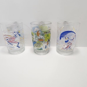 Disney Vintage Character Glasses - 100 Years Of Magic - Disney 25th Anniversary - Disney - Character Glasses - Mickey Mouse - Lion King