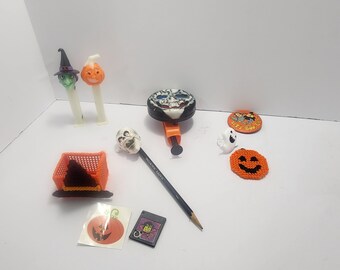 Vintage Halloween Toys & Decorations LOT - Halloween - Halloween Toys - Halloween Decorations - Seasonal Decorations - Skeletons - Monsters