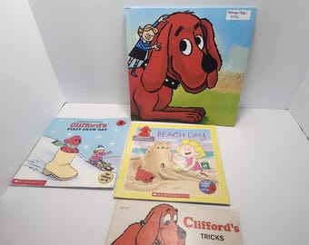 Clifford The Big Red Dog Buch Lot von 4 Von Norman Bridwell - PBS - PBS Shows - Bücher - Kinderbücher - Kinderbücher - Clifford The Big RedDog
