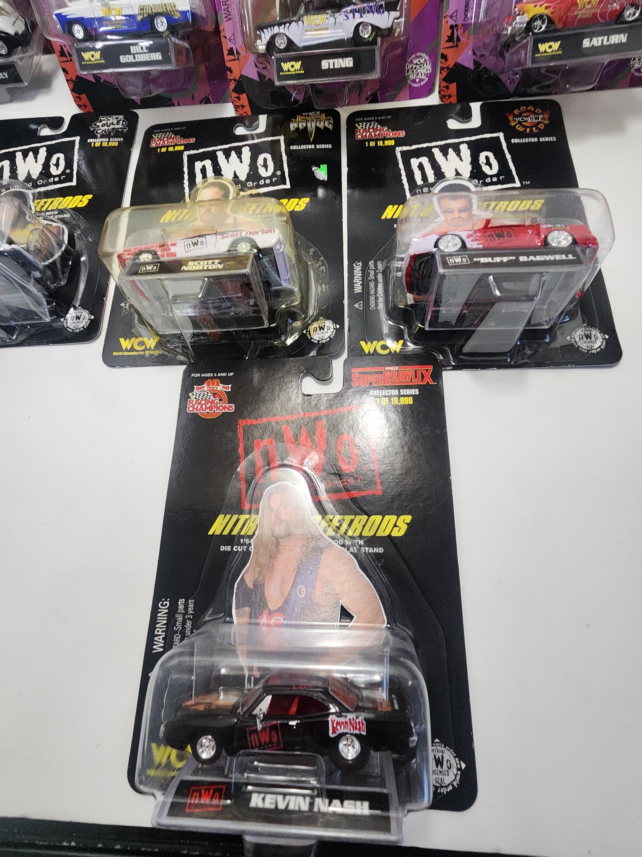 WCW Racing Champions Collectable Cars - Sting - Kevin Nash