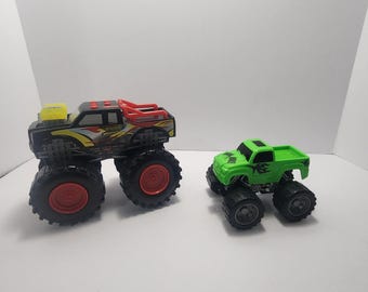 Toy Monster Trucks LOT Of 2 - Toys - Toy Trucks - Monster Trucks - Toy Monster Trucks - Vehicles - Pretend Play