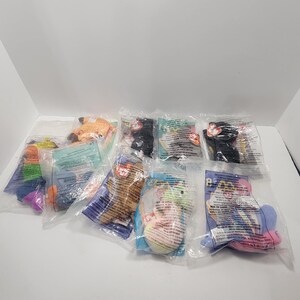 Ty Beanie Babies 1990s Vintage Happy Meal Toys LOT - Happy Meal Toys - Plushies - Beanie Babies - Ty - Ty Happy Happy Meal - Mcdonalds