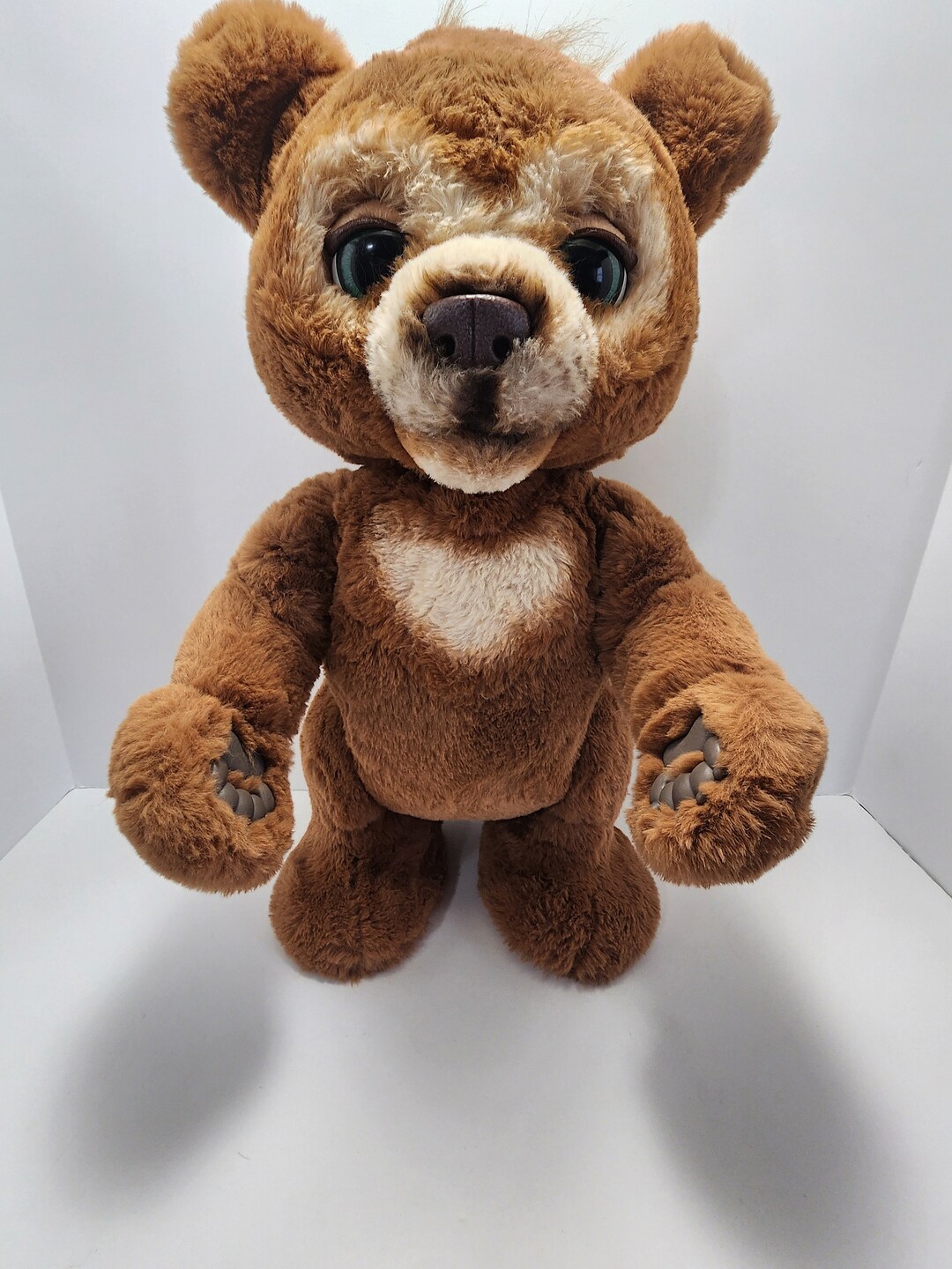 Furreal Cubby the Curious Bear Interactive Toys Furreal Pets Teddy Bear ...
