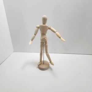 Mannequin art model 8 Inch Adjustable Wooden Mannequin Wood Manikin With Stand Artist Human Figure Articulated Model for Drawing