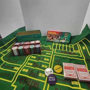Casino Style Poker Set - Poker - Poker Night - Poker Set - Casino - Casino Games - Games - Game Night - Cards - Card Games