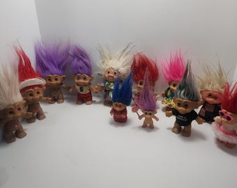 Russ Vintage Troll Dolls - Dolls - Vintage Dolls - Russ - Russ Toys - Russ Trolls - Russ Dolls - Trolls - Troll Dolls