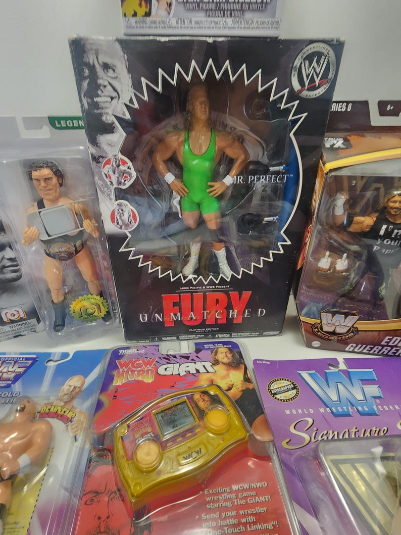 Wwf Handheld WWF Wrestling Figures and Memorbilla - WWE- WCW - Action Figures ...