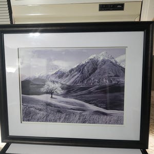 Mountain Black And White Decor Photo Frame Decor - Decor - Wall Hangings - Pictures - Paintings - Mountains - Scenery