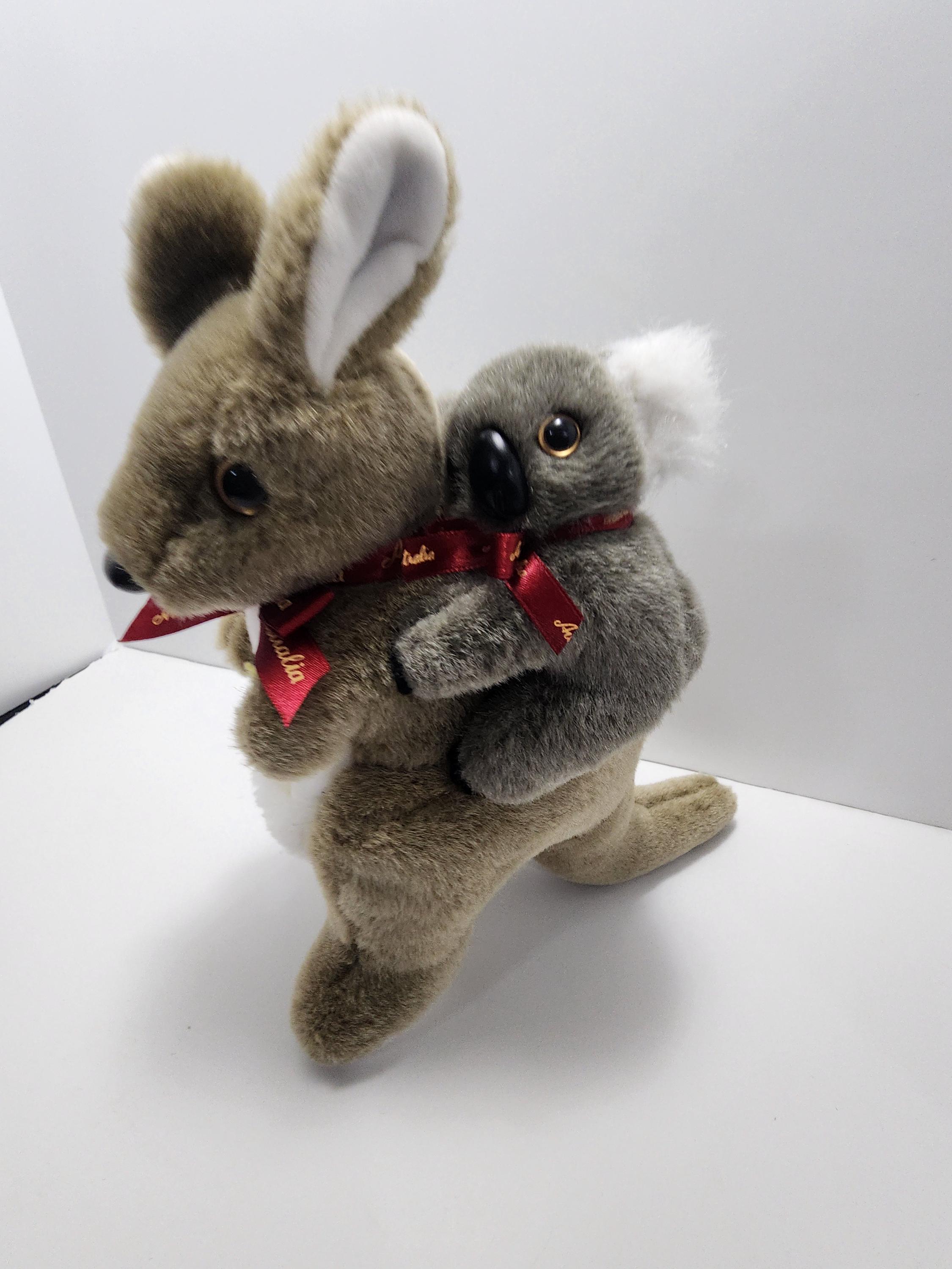 オーストラリア カンガルー＆コアラ ぬいぐるみセット