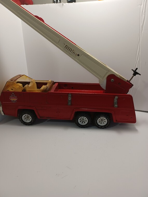 Vintage toy fire trucks top for sale