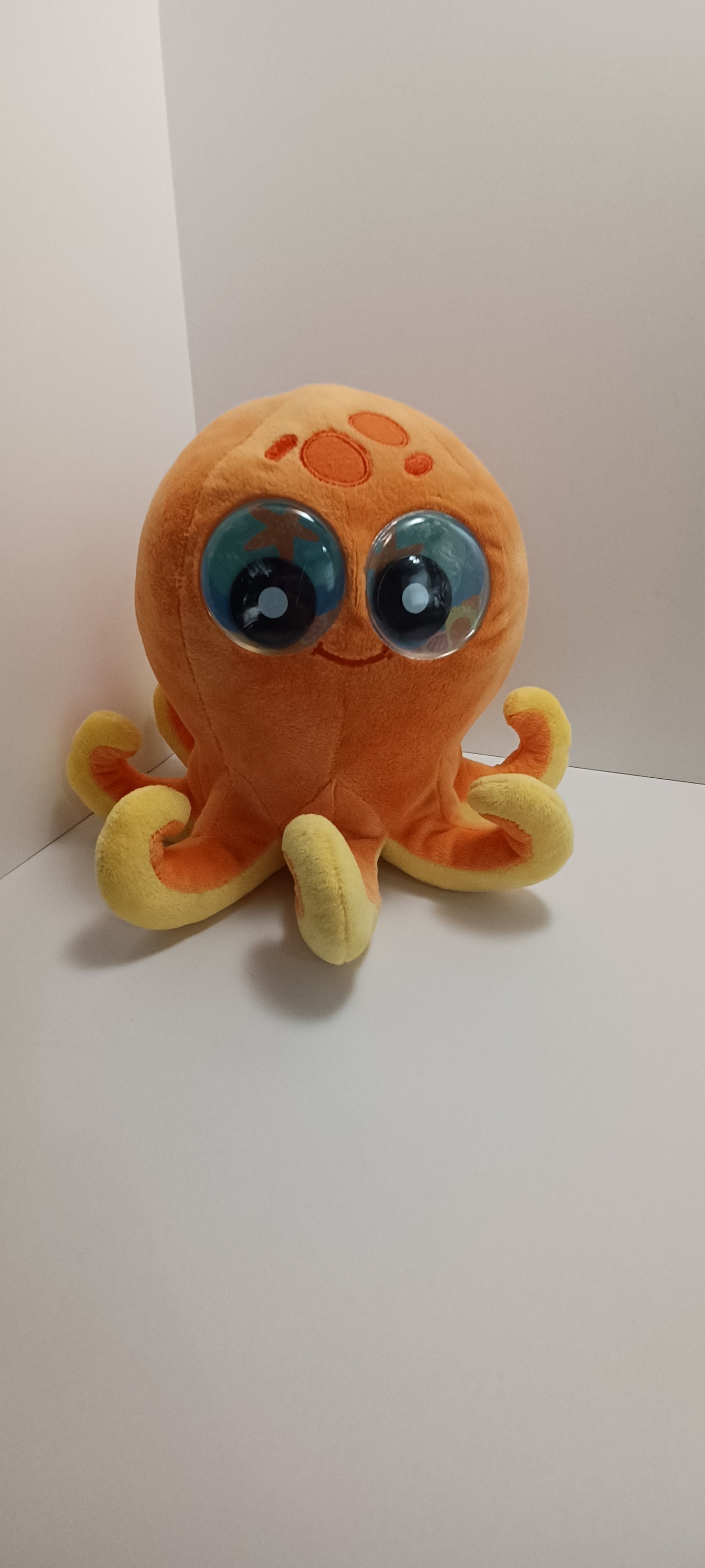 Orange octopus stuffed animal deals