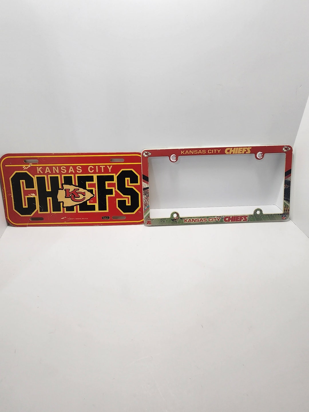 Kansas City Chiefs NFL License Plates Kansas City Chiefs Etsy