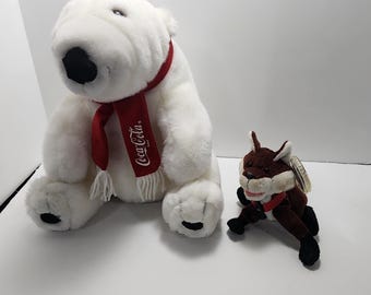 ヴィンテージ コカコーラ クリスマス ビーンバッグ ぬいぐるみ