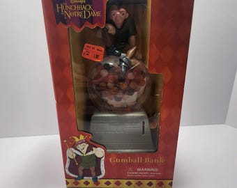 1996 Disney the Hunchback of Notre Dame Gunball Machine SEALED