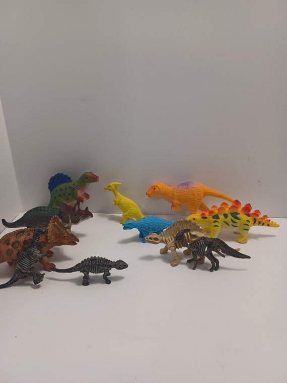 Lote de juguetes de dinosaurios Dinosaurios de goma Figuras de