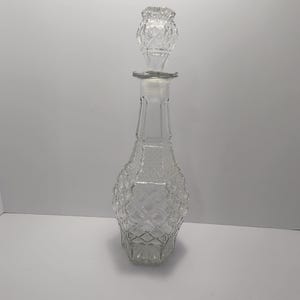 Antique Glass Decanter - Decanter - Glass - Glass Decanter - Vintage Glass - Vintage Decanter - Wine