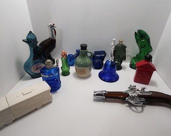 Avon 1980s 1990s Collectable Glass Character Bottles - Glass - Collectable Glass # Avon - Cologne - Vintage Avon - Avon Bottles